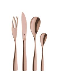 CS SOLINGEN Carl Schmidt Sohn, Besteck-Set &raquo;Bocholt&laquo; hochwertige PVD-Beschichtung, ros&eacute;goldfarben, Edelstahl, 24 Stk., ros&eacute;goldfarben