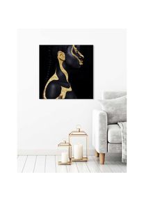 queence , Acrylglasbild »Chnum« Bilder von Frauen Fashion Frau Gemälde Magazincover Mode Modern 1 Stk. tlg. von Hand eingearbeitete...