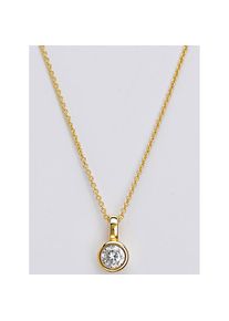 Lady , Damen , Kettenanhänger () , silber vergoldet 925