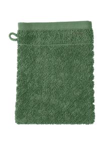 Ross, Waschhandschuh &raquo;Smart&laquo; Uni-Rippe mit Velourslabel, kiefer, Frottier, B/L: 16 cmx21 cm -6 Stk., kiefer