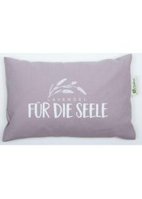 Herbalind, Kr&auml;uterkissen &raquo;5046 Lavendelkissen F&Uuml;R DIE SEELE&laquo;, flieder/wei&szlig;, Kr&auml;uterkissen