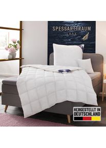 Spessarttraum, Daunenbettdecke &raquo;Laax Bettdecke 135x200, 155x220 cm und viele weitere Gr&ouml;&szlig;en&laquo; leicht F&uuml;llung 100Daunen 1 Stk. tlg. Bettdecken 