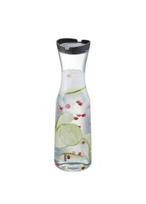 Gefu, Karaffe &raquo;SMARTLINE&laquo; mundgeblasenes Borosilikatglas, aromasicherer Deckel, Transparent, ABS-Kunststoff, Borosilikatglas, Silikon, 1.000 ml, 