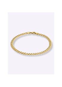 Lady , Damen , Armband , gelbgold 375 + gelbgold 375 , Panzerketten-Design