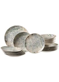 Ritzenhoff & Breker Ritzenhoff & Breker, Tafelservice &raquo;Luig&laquo; keramische Digitaldrucktechnik, Bunt, Steinzeug, 18 Stk., Bunt