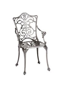 Merxx, Gartensessel &raquo;Lugano&laquo; 1 Stk. tlg. Aluminium, graphit, schwarz, schwarz