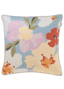 Esprit , Kissenbezüge »Charlotte« im floralem Skandi-Style , blau-vanille , Obermaterial: 100% Polyester , B/L: 45 cm x 45 cm