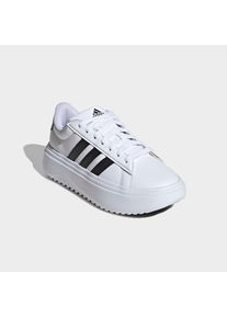 adidas Sportswear, Damen, Sneaker &raquo;GRAND COURT PLATFORM&laquo; Design auf den Spuren des adidas Superstar, Cloud White / Core Black / Core Black, 38,5, 