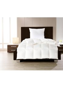 Häussling Haeussling , Daunenbettdecke »Moschus Royal« warm Füllung 100 % Daunen 1 Stk. tlg. Wärmeklasse: warm , natur , Obermaterial: 100% Baumwolle , B/L:...