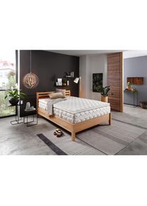 Be Fair Life , Topper »Lasana« Topper aus natürlichen Materialien, hergestellt in Deutschland , champagner , Bezug: 59% Baumwolle, 41% Lyocell...