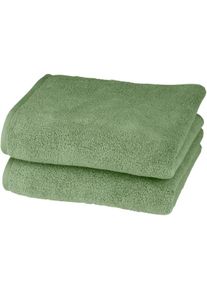 Ross , Handtücher »Sensual 9000« mit Aloe-Vera-Öl veredelt , piniengrün , Obermaterial: 100% Baumwolle , B/L: 50 cmx100 cm