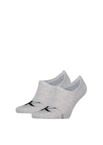 Calvin Klein Jeans , Füßlinge »CKJ MEN FOOTIE HIGH CUT 2P MONOGRAM« 2 Paar, 2 Stk. tlg. mit stilvollem Logodetail , light grey melange , 39-42 ,...