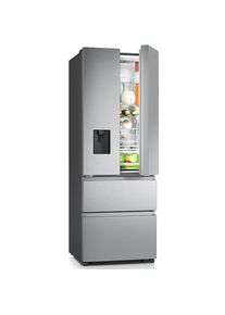 HISENSE, French Door &raquo;RF632N4WIE&laquo; 200 cm hoch 70 cm breit, edelstahlfarben, edelstahlfarben