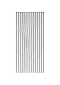 Egeria , Strandtuch »Pestemal« 80x180 cm, mit Fransen , light grey , Obermaterial: 65% Baumwolle, 20% Polyester, 15% Viskose , B/L: 80 cmx180 cm