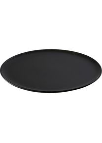 aida RAW, Speiseteller &raquo;RAW&laquo; Steinzeug, &Oslash; 28 cm, titanium black, Steinzeug, 28 cm, titanium black