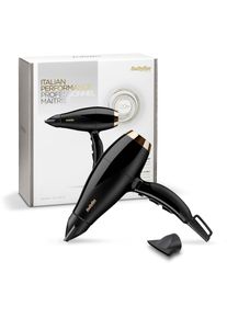 BaByliss, Ionic-Haartrockner &raquo;6714E Super Pro&laquo; 2.300 W 2 Aufs&auml;tze AC Haartrockner, schwarz, 2 schmale 6mm Stylingd&uuml;sen, extra langes Kabel mit 