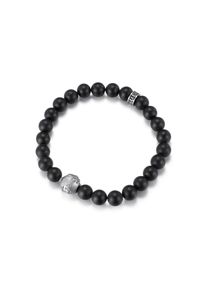 Firetti , Juegendliche , Perlenarmband »Schmuck Geschenk Armschmuck Armkette Perle« mit Onyx, Jaspis oder Tigerauge (synth.) ,...