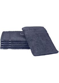 Ross, Waschhandschuh &raquo;Rubin&laquo; 100% Baumwolle, Denim, Baumwolle, B/L: 16 cm x 22 cm, Denim