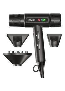 WAHL, Ionic-Haartrockner &raquo;VANQUISH&laquo; 1.600 W 3 Aufs&auml;tze Leicht, SMOOTHTONE -Motorsystem, FLOW CONTROL Technologie, Auto Clean, schwarz, Kunststoff, 3 