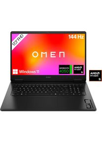 HP, Gaming-Notebook &raquo;Omen 17-db0051ng&laquo; 43, 9 cm / 17, 3 AMD Ryzen 5 GeForce RTX 4050 512 GB SSD, schwarz,