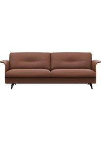 FLEXLUX, 3-Sitzer &raquo;Glow bequem und komfortabel durch hochwertigen Sitzaufbau, Designsofa&laquo; Skandinavisches Design, In hochwertiger Verarbeitung, Old 