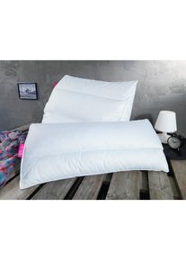 Häussling Haeussling , Federkopfkissen »Box-Edition VarioFlex.x« Füllung: 85Federn15Daunen 1 Stk. tlg. 2-Kammer-Kissen , weiß , Bezug Außenkissen: 100%...