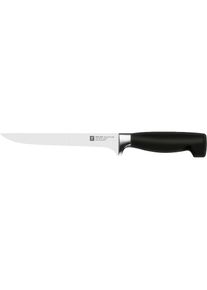 Zwilling, Filetiermesser &raquo;VIER STERNE&laquo; 18 cm, schwarz, Spezialklingenstahl, Stahl, Klingenl&auml;nge 18 cm, schwarz