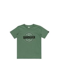 Quiksilver , Jugendliche , T-Shirt »Circle Up« , Frosty Spruce , 10 , 10 , Stoff: Baumwollstoff [160 g/m2]