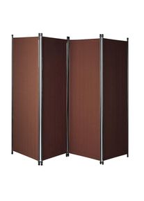 Angerer Freizeitm&ouml;bel, Paravent &raquo;Swingtex, TOPSELLER!&laquo; (B/H): ca. 220x165 cm, braun, Acryl, Stahl, B/H/T: 220 cm x 165 cm, braun