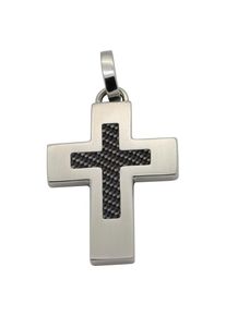 Firetti , Juegendliche , Kettenanhänger »Schmuck Geschenk Halsschmuck Anhänger für Halskette Kreuz« () Made in Germany - mit Carbon ,...