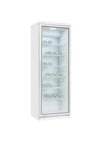 Exquisit, Getr&auml;nkek&uuml;hlschrank &raquo;GKS350-1-GT-280D weiss&laquo; 173 cm hoch 60 cm breit 320 L Volumen, Getr&auml;nkek&uuml;hlschrank mit Glast&uuml;r, LED, wei&szlig;, Mit dem 