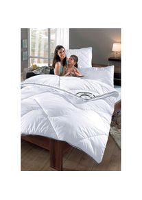f.a.n. fan, Einziehdecke &raquo;Duo-Steppbettdecke&laquo; normal 1 Stk. tlg. Ganzjahresbettdecke mit Baumwolle, wei&szlig;, Obermaterial: 100% Baumwolle, B/L: 200 cm x 200 cm,