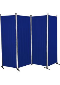 Angerer Freizeitm&ouml;bel, Paravent (B/H): ca. 170x165 cm, blau, Kunststoff, B/H/T: 170 cm x 165 cm, blau