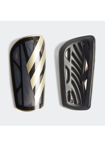 adidas Performance , Fußball Schienbeinschoner »TIRO SG LGE« , Black / Gold Metallic / White , M , M , Schienbeinschoner mit Kompressionsmanschetten.