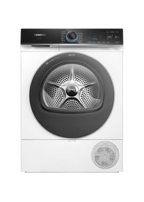 Siemens, W&auml;rmepumpentrockner &raquo;WQ45B2B40&laquo; 9 Selbstreinigender Kondensator, intelligentDry, autoDry, Home Connect, wei&szlig;, Reversierende Trommel: 