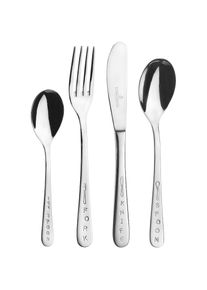 Picard & Wielp&uuml;tz Solingen, Kinderbesteck &raquo;6171 Kids&laquo; Made in Germany, silberfarben, Chromnickelstahl 18/10, 4 Stk., silberfarben