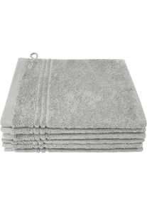 Dyckhoff, Waschhandschuh &raquo;Nature&laquo;, silber, Baumwolle, B/L: 16 cm x 21 cm, silber