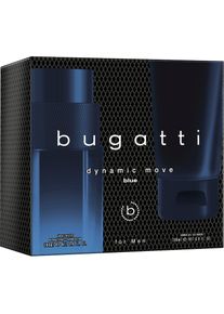 Bugatti, Herren, Eau de Toilette &raquo;Bugatti Dynamic Move Blue for him GP EdT 100ml + 200 ml SG&laquo; Herrenduft-Set mit aromatischer, aquatischer und 