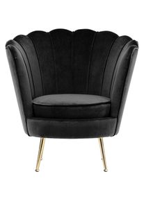 Kayoom, Sessel &raquo;Sofa Barbara 125, hochwertiger Velvet-Stoff mit samtweicher Haptik&laquo; 1 Stk. tlg. Angesagtes 1-Sitzer-Sofa, Mini Sofa, M&ouml;belf&uuml;&szlig;e 