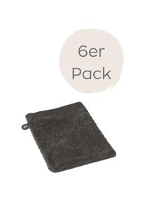 WEWO-Fashion Wewo fashion, Waschhandschuh &raquo;9517W&laquo; saugstark, anthracite, Baumwolle, B/L: 16 cm x 21 cm, anthracite