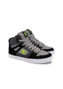 DC Shoes , Sneaker »Pure High-Top« , Black/Lime , 11(44,5) , 11(44,5) , Leder-, Nubukleder- und/oder Wildlederobermaterial