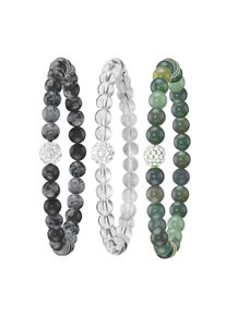 Lady , Armband , bunt + bunt , 3-tlg. Set