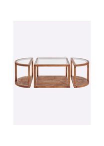 HEINE HOME , Couchtisch 1 Stk. tlg. , braun