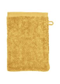 Ross, Waschhandschuh &raquo;Sinfonie&laquo; in modernen Unifarben, senf, Frottier, B/L: 16 cmx22 cm -6 Stk., senf