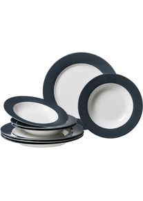 Ritzenhoff & Breker Ritzenhoff & Breker, Tafelservice &raquo;Doppio, &laquo; Geschirr-Set, anthrazit, Porzellan, 8 Stk., anthrazit