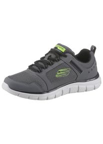 Skechers , Sneaker »TRACK-KNOCKHILL« mit gepolsterter Innensohle, Freizeitschuh, Halbschuh, Schnürschuh , grau-schwarz , 42 , 42 , Mit gepolstertem...