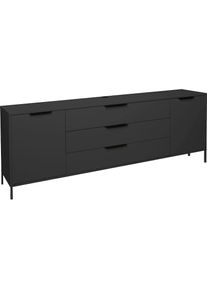 M&auml;usbacher M&auml;usbacher, Sideboard &raquo;Bonnie TOPSELLER!&laquo; OTTOs Choice, Sideboard mit Quadratgestell, anthrazit matt lack, B/H/T: 216 cm x 70 cm x 45 cm, anthrazit 