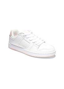 DC Shoes , Sneaker »Manteca 4« , White/Pink , 5(36) , 5(36) , Obermaterial aus Leder, Nubuk, Wildleder oder Mesh