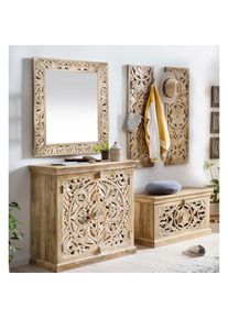 Sit, Garderoben-Set 5 Stk. tlg., natur, natur, Fronten mit Struktur