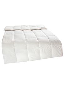 Ribeco, Daunenbettdecke &raquo;Eve&laquo; leicht F&uuml;llung 90Daunen10Federn 1 Stk. tlg. Jubil&auml;umsedition, wei&szlig;, Bezug: 100% Baumwolle. F&uuml;llung: 90% Daunen, 10% 